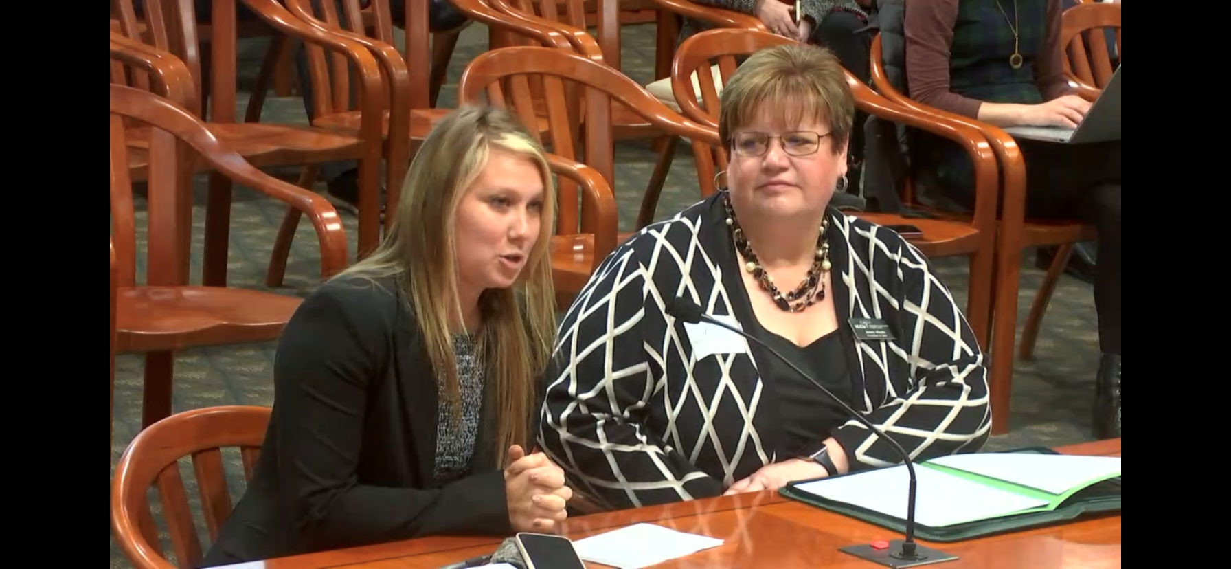 MCULâ??s Director of State Advocacy, Haleigh Krombeen and Isabella Community Credit Unionâ??s CEO, Jenny Hoyle testified in opposition to HB 4004 in the House Regulatory Reform Committee. MCULâ??s Director of State Advocacy, Haleigh Krombeen and Isabella Community Credit Unionâ??s CEO, Jenny Hoyle testified in opposition to HB 4004 in the House Regulatory Reform Committee.